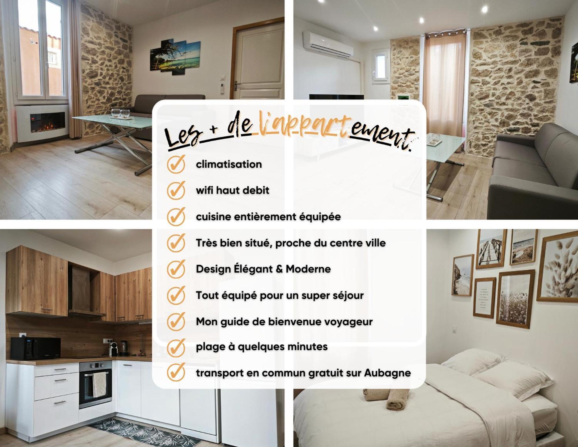 Appartement Tout Confort A 2 Pas Du Centre Ville 오바뉴 외부 사진
